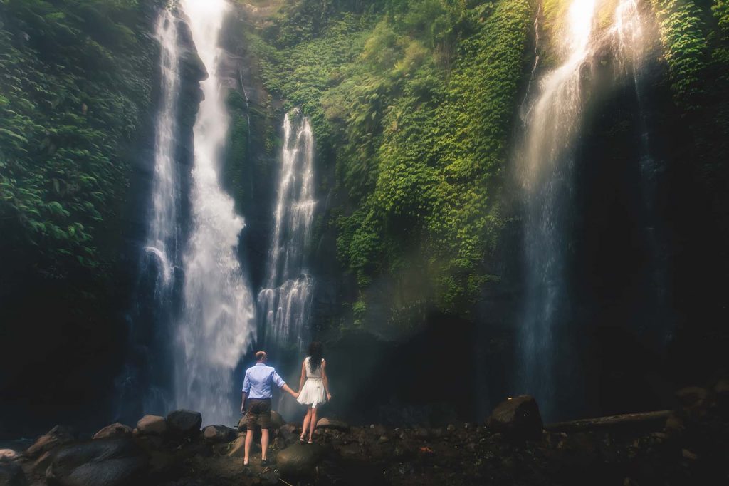 Romantic honeymoon in Bali