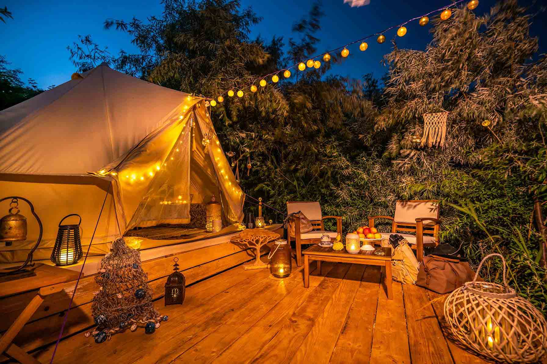 romantic glamping bali