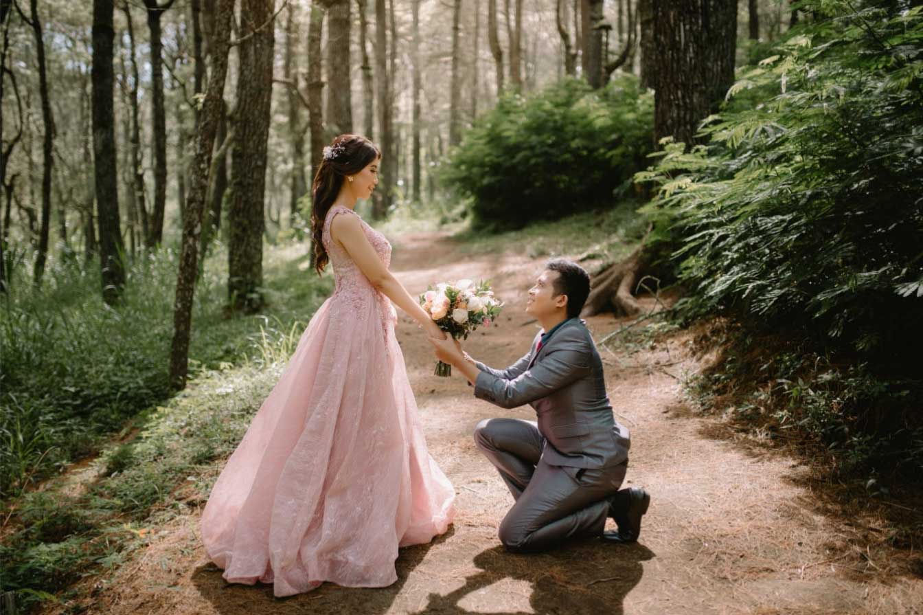 Pre-wedding photography unique ideas