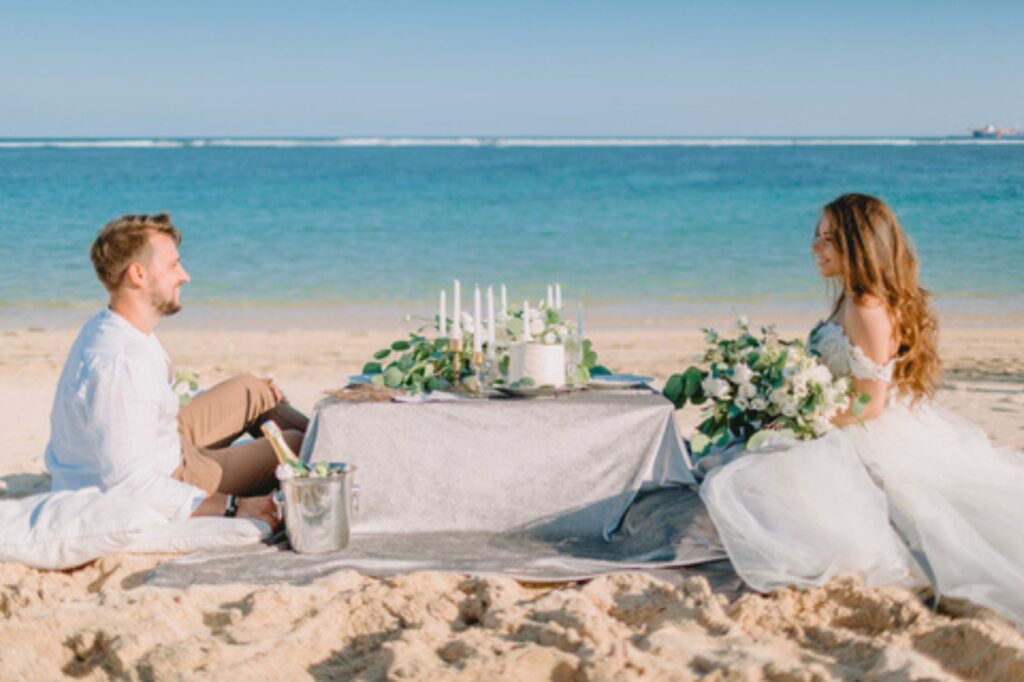 beach wedding facts bali