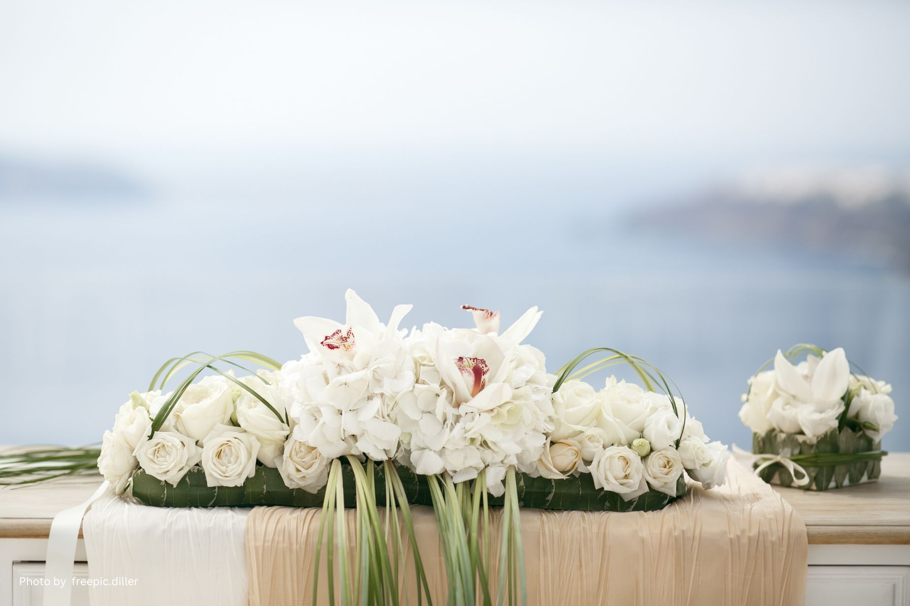 without wedding flowers - photo by freepic.diller