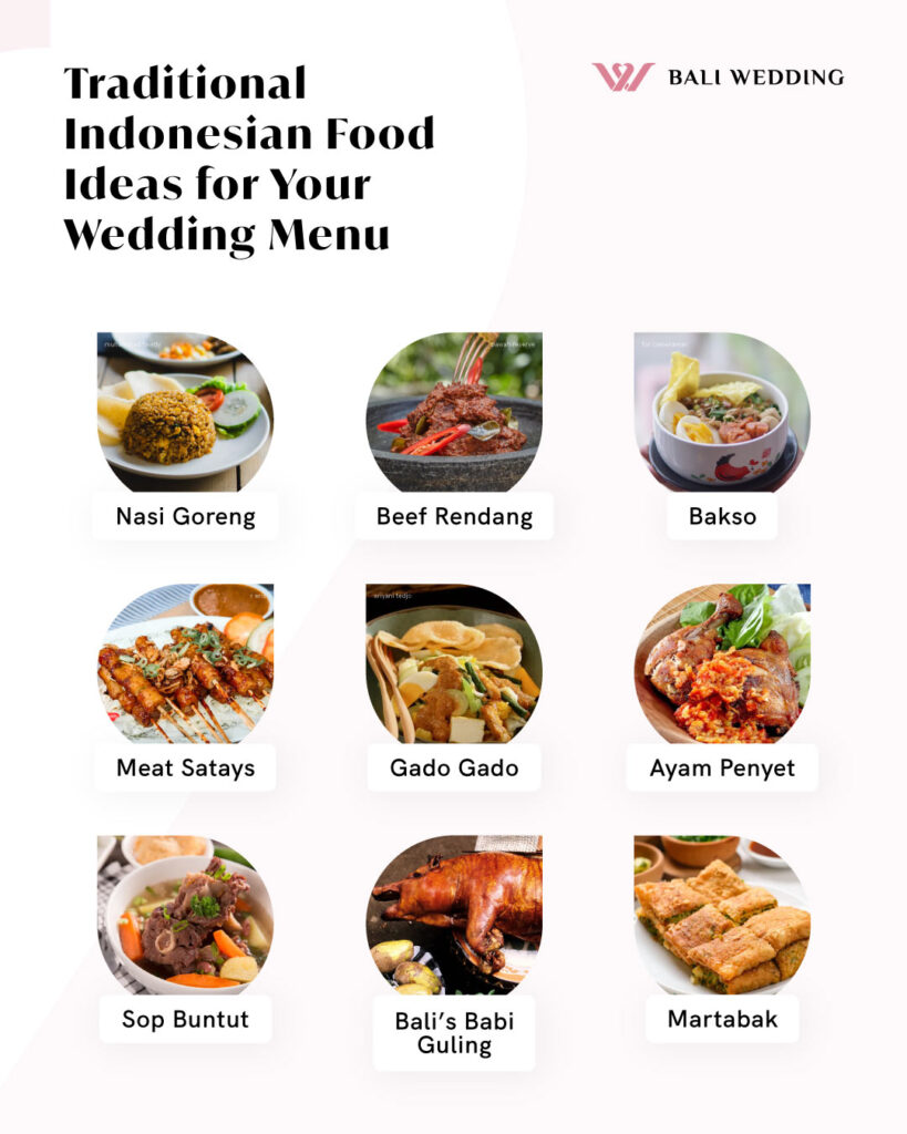 Traditional indonesian wedding menu ideas and history