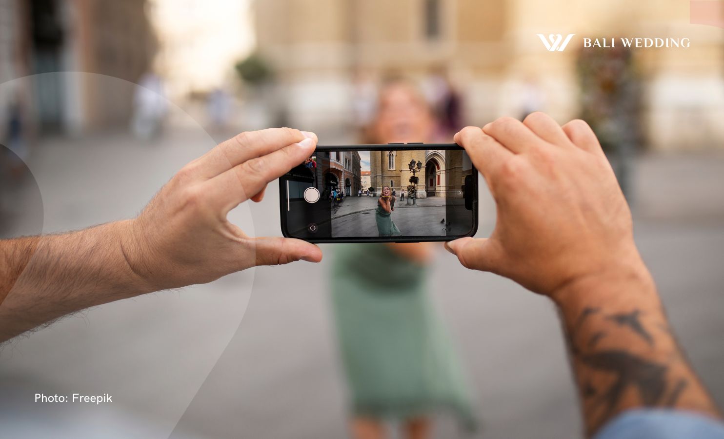 how film wedding using smartphone