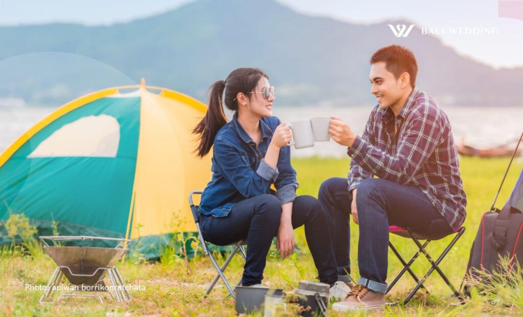 Lokasi camping foto prewedding