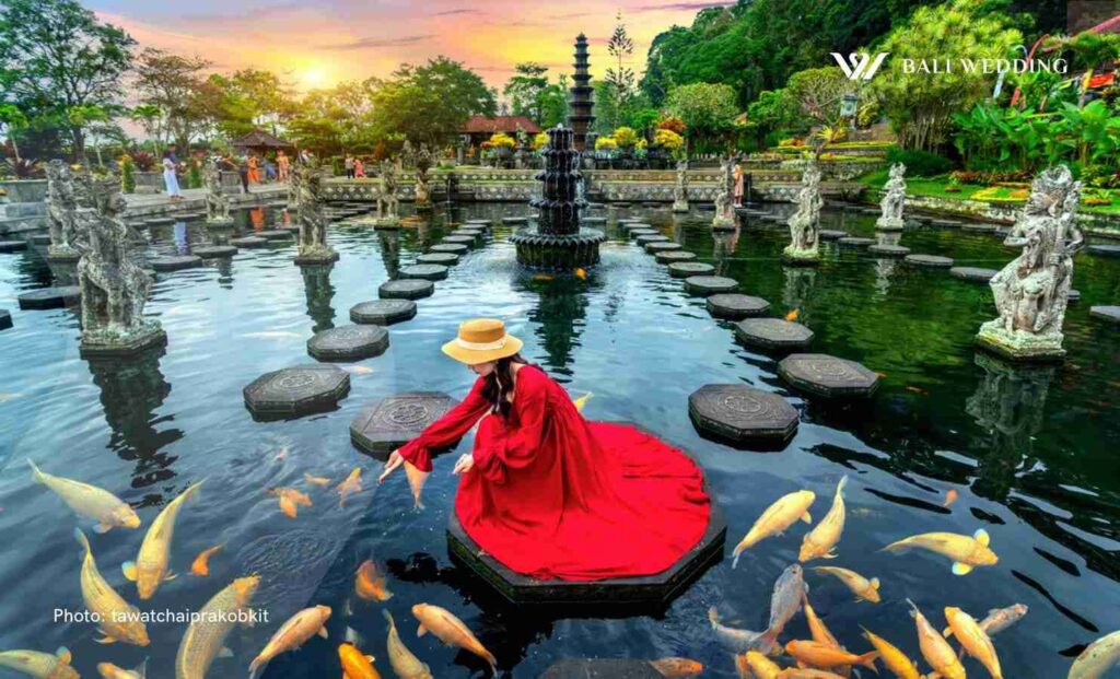 Tirta gangga water palace bali garden