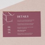 Arabic purple wedding details