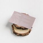 Mauve rose invitation details