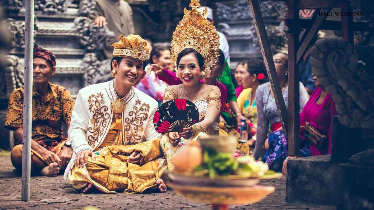 traditional Balinese wedding structure
