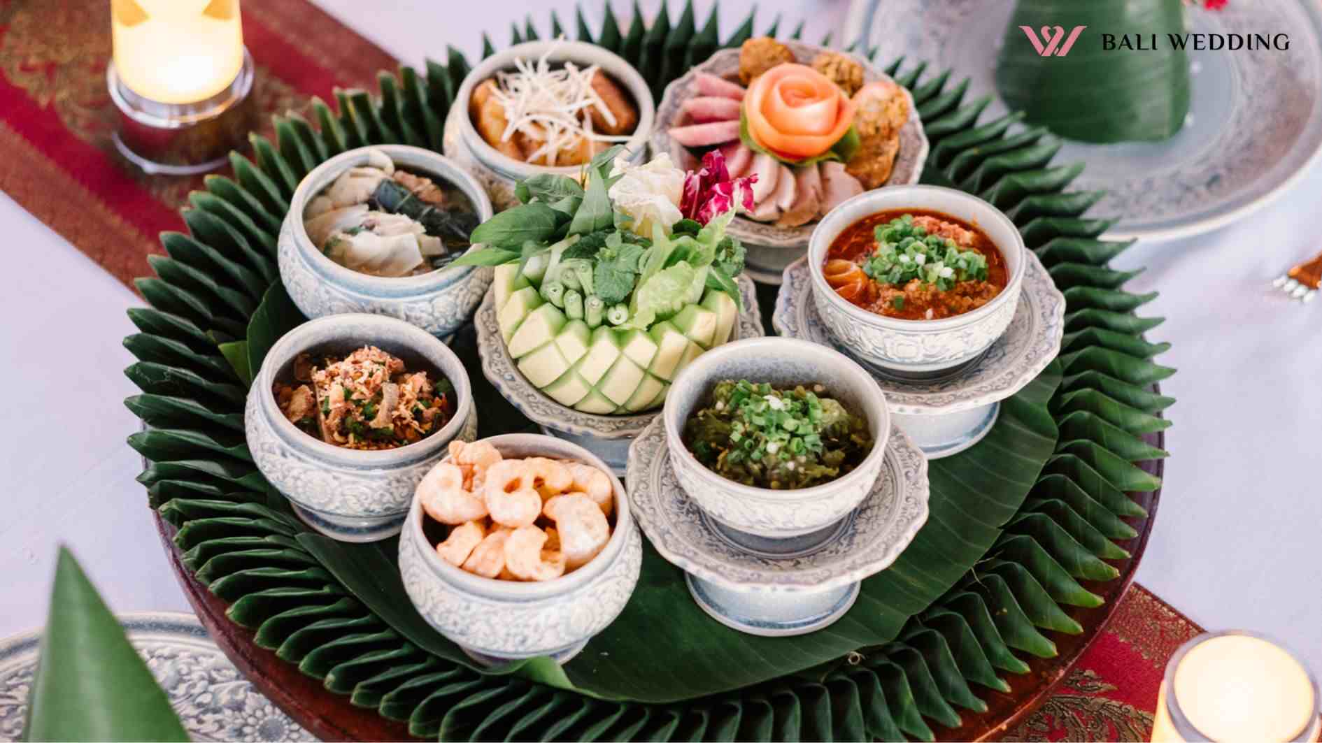 menu catering pernikahan Asia
