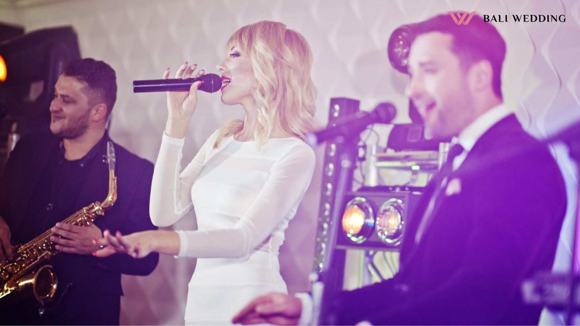wedding band, Musicial music live band performing on a stage with different lights